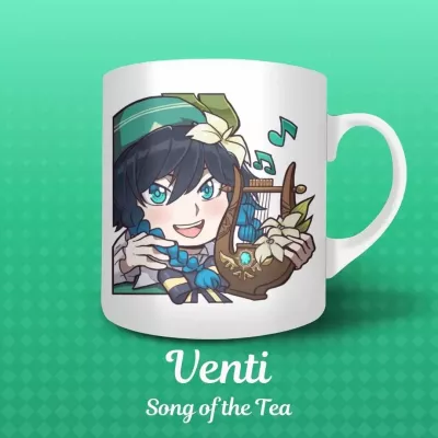 Venti Tea Mug - Genshin Impact - 325 ml | The Valha Shop Venti Tea Mug - Genshin Impact - 325 ml | The Valha Shop