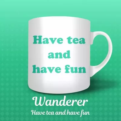 Wanderer Tea Mug - Genshin Impact - 325 ml | The Valha Shop