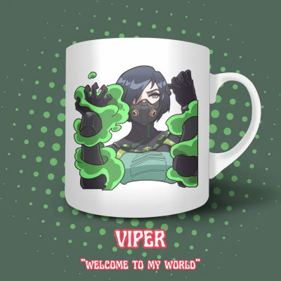 Viper Tea Mug - Valorant - 325 ml | The Valha Shop