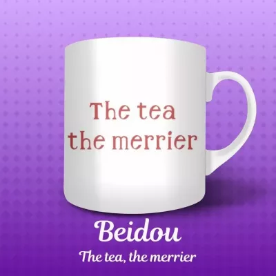 Beidou Tea Mug - Genshin Impact - 325 ml | The Valha Shop