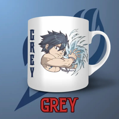 Grey Tea Mug - Fairy Tail - 325 ml | The Valha Shop