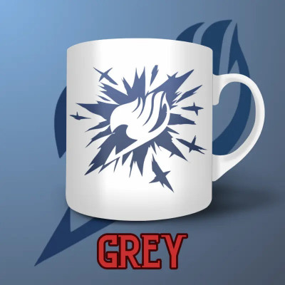 Grey Tea Mug - Fairy Tail - 325 ml | The Valha Shop