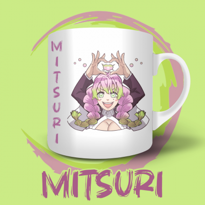 Mitsuri Tea Mug - Demon Slayer - 325 ml | La Valha Shop