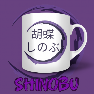 Shinobu Tea Mug - Demon Slayer - 325 ml | La Valha Shop