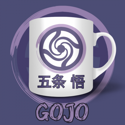 Gojo Satoru Tea Mug - Jujutsu Kaisen - 325 ml | La Valha Shop