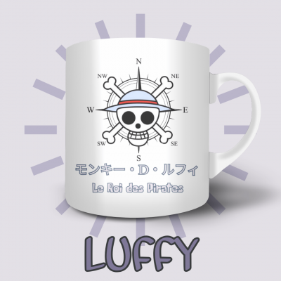 Luffy Gear 5 Tea Mug - One Piece - 325 ml | La Valha Shop
