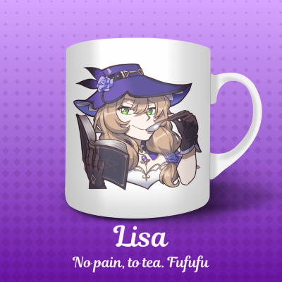 Mug Lisa - Genshin Impact - Design exclusif La Valha Shop