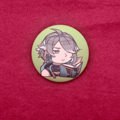 Alhaitham Matt Button Pin - Genshin Impact | The Valha Shop