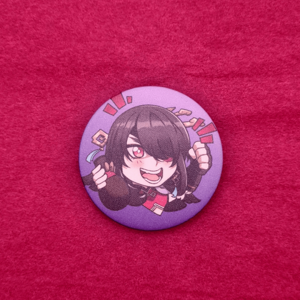 Beidou Matt Button Pin
