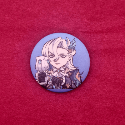 Neuvillette Matt Button Pin - Genshin Impact | The Valha Shop
