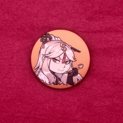 Ningguang Matt Button Pin - Genshin Impact | The Valha Shop