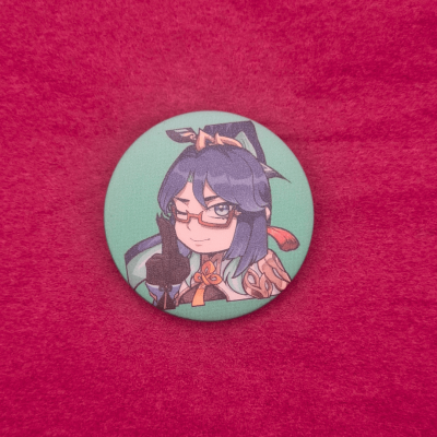 Xianyun Matt Button Pin - Genshin Impact | The Valha Shop
