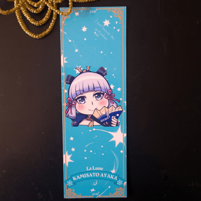 Kamisato Ayaka Bookmark - Genshin Impact | The Valha Shop