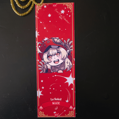 Klee Bookmark - Genshin Impact | The Valha Shop