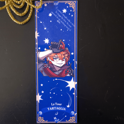 Tartaglia Bookmark - Genshin Impact | The Valha Shop
