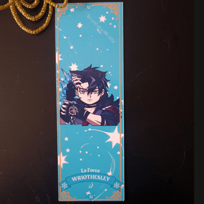 Wriothesley Bookmark - Genshin Impact | The Valha Shop