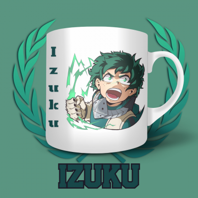 Izuku Midoriya Tea Mug - My Hero Academia - 325 ml | La Valha Shop