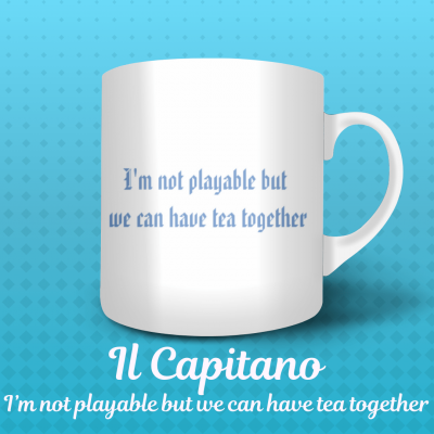 Il Capitano Tea Mug - Genshin Impact - 325 ml | The Valha Shop