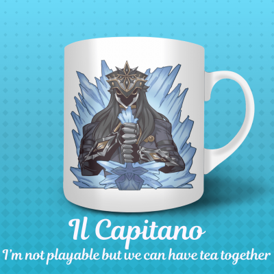 Mug Il Capitano - Genshin Impact - Design exclusif La Valha Shop