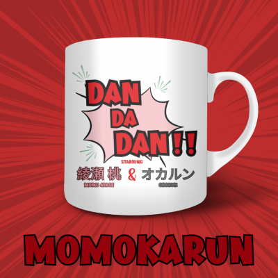 Momo and Okarun Tea Mug - Dan Da Dan - 325 ml | La Valha Shop