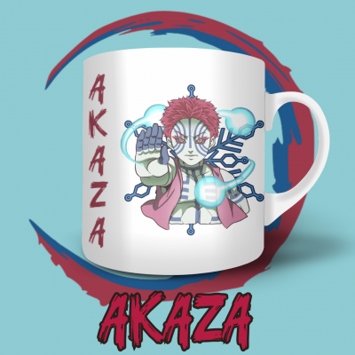 Akaza mug – Demon Slayer – Exclusive La Valha Shop Design