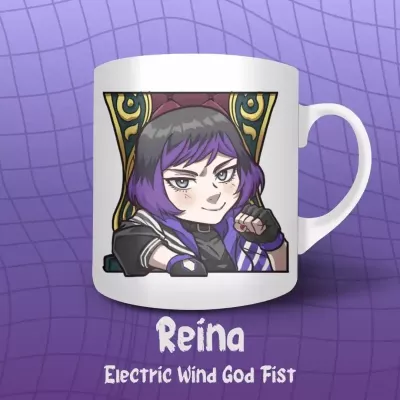 Reina Tea Mug - Tekken 8 - 325 ml | The Valha Shop