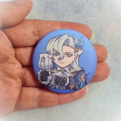 Badge Genshin Impact - Neuvillette | La Valha Shop