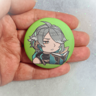 Alhaitham Matt Button Pin - Genshin Impact | The Valha Shop