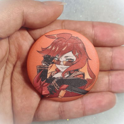 Mavuika Matt Button Pin - Genshin Impact | The Valha Shop