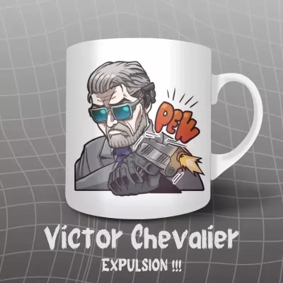 Victor Chevalier Tea Mug - Tekken 8 - 325 ml | The Valha Shop