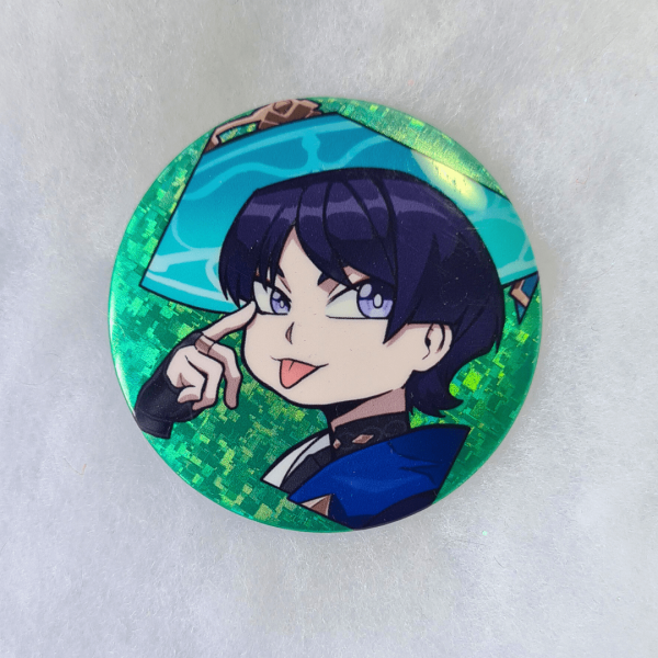 Wanderer Holographic Pin Button