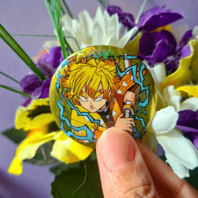 Demon Slayer Pin - Zenitsu Agatsuma | La Valha Shop