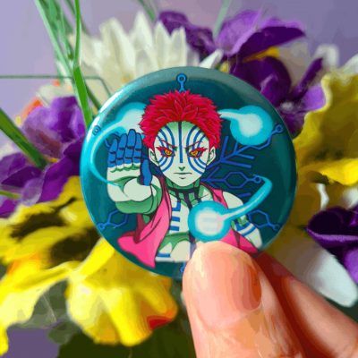 Badge Demon Slayer - Akaza | La Valha Shop